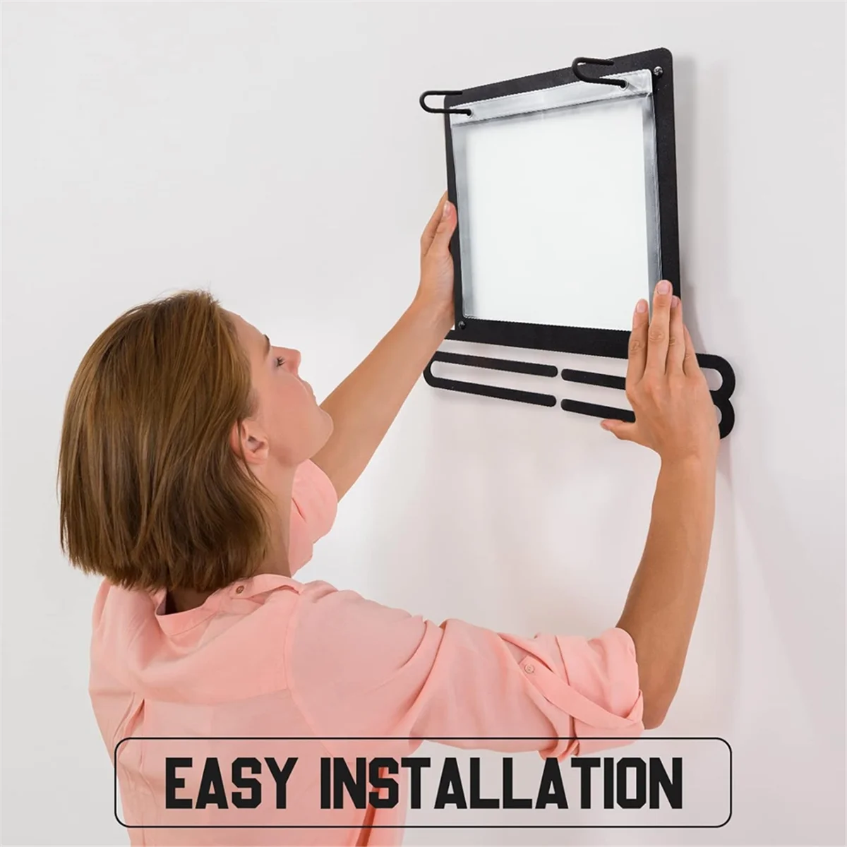 Medal Display Wall Mounted Medal Hanger Running Bib and Medal Holder Hanging Medal Rack Square Shape Medal Holders