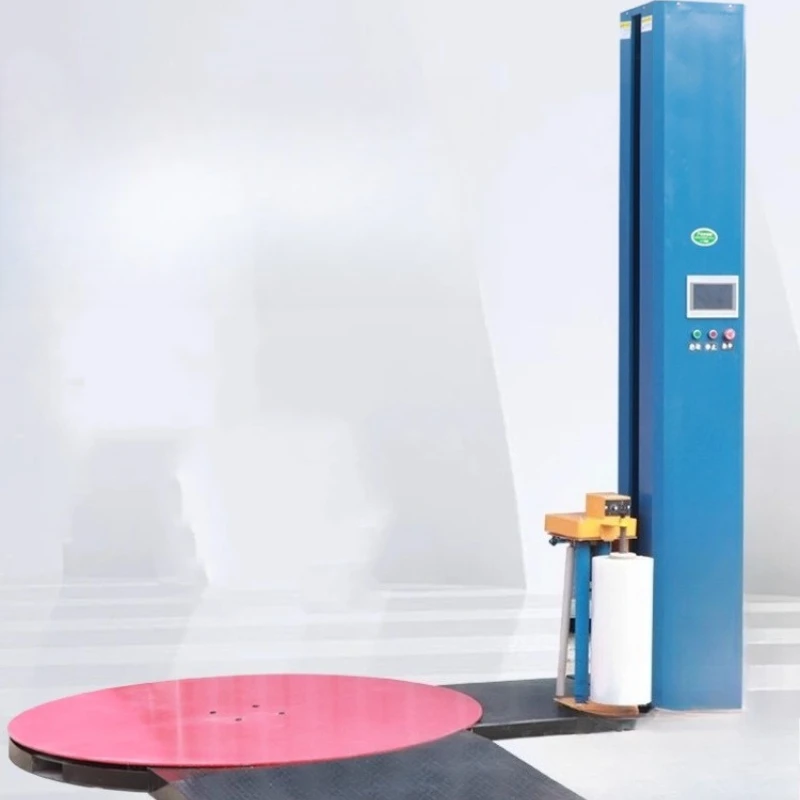 

Automatic wrapping industrial packing artifact stretch film packaging machine