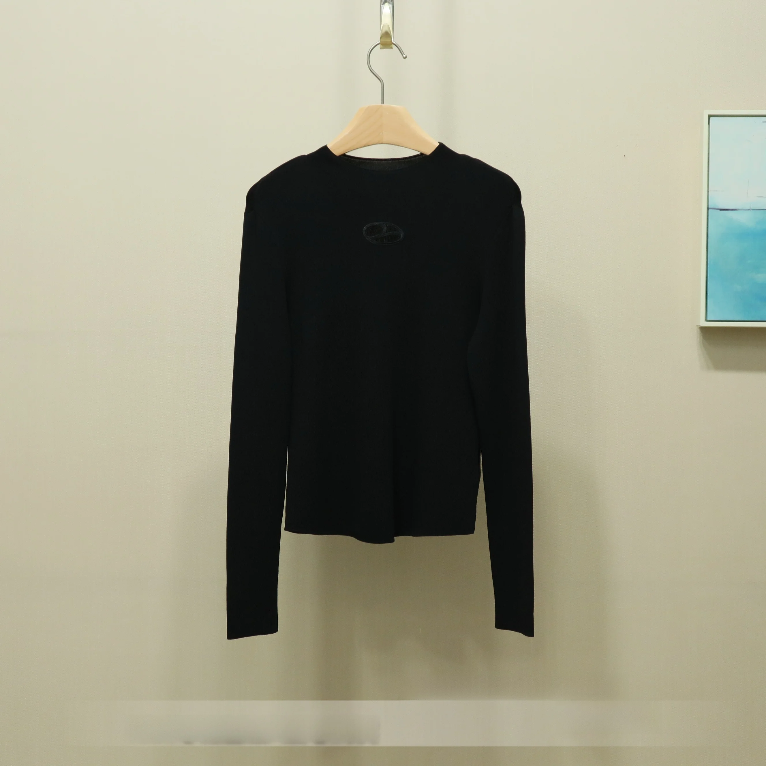 

Новый весенний женский вязаный свитер-пуловер с длинными рукавами, универсальный, модный, удобный, дышащий, из экологически чистого материала