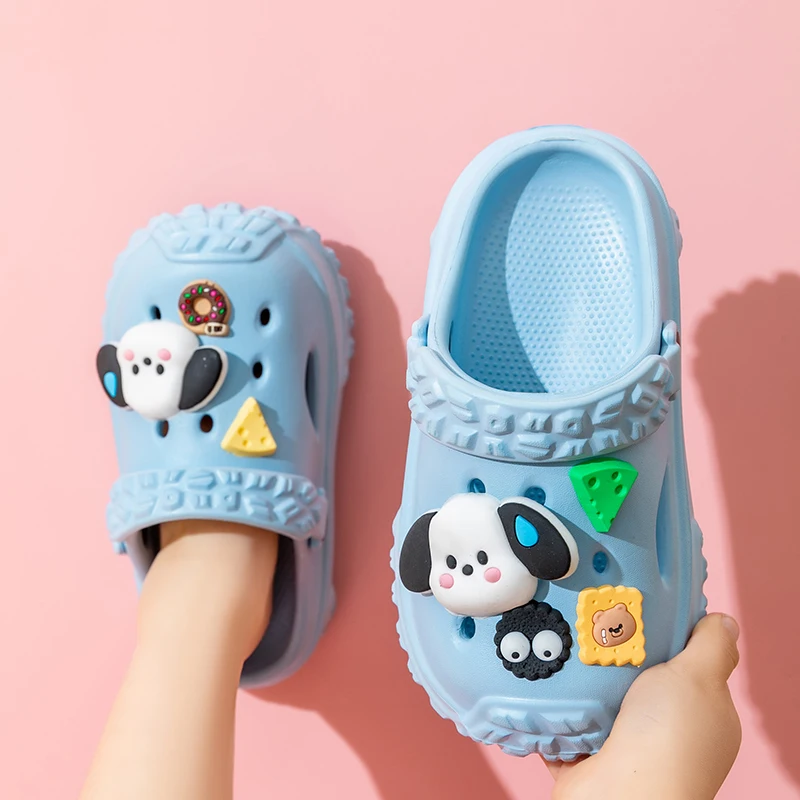 Cute Non-slip girls sandals garden shoes cartoon child baby sandals summer kids slippers high quality beach kids sandals