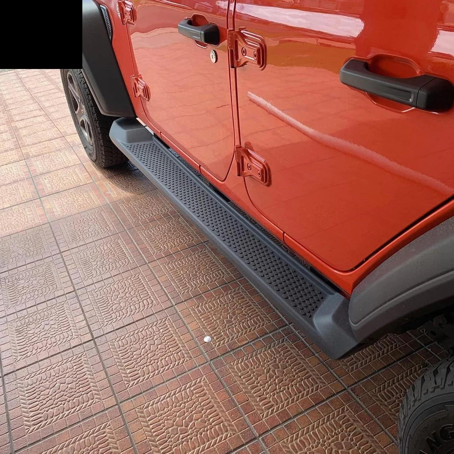 

Aluminium Side Steps Running Boards Heavy Duty Nerf Bar Auto Side Pedal Accessories for Jeep Wrangler JL 4Door 2018-2026