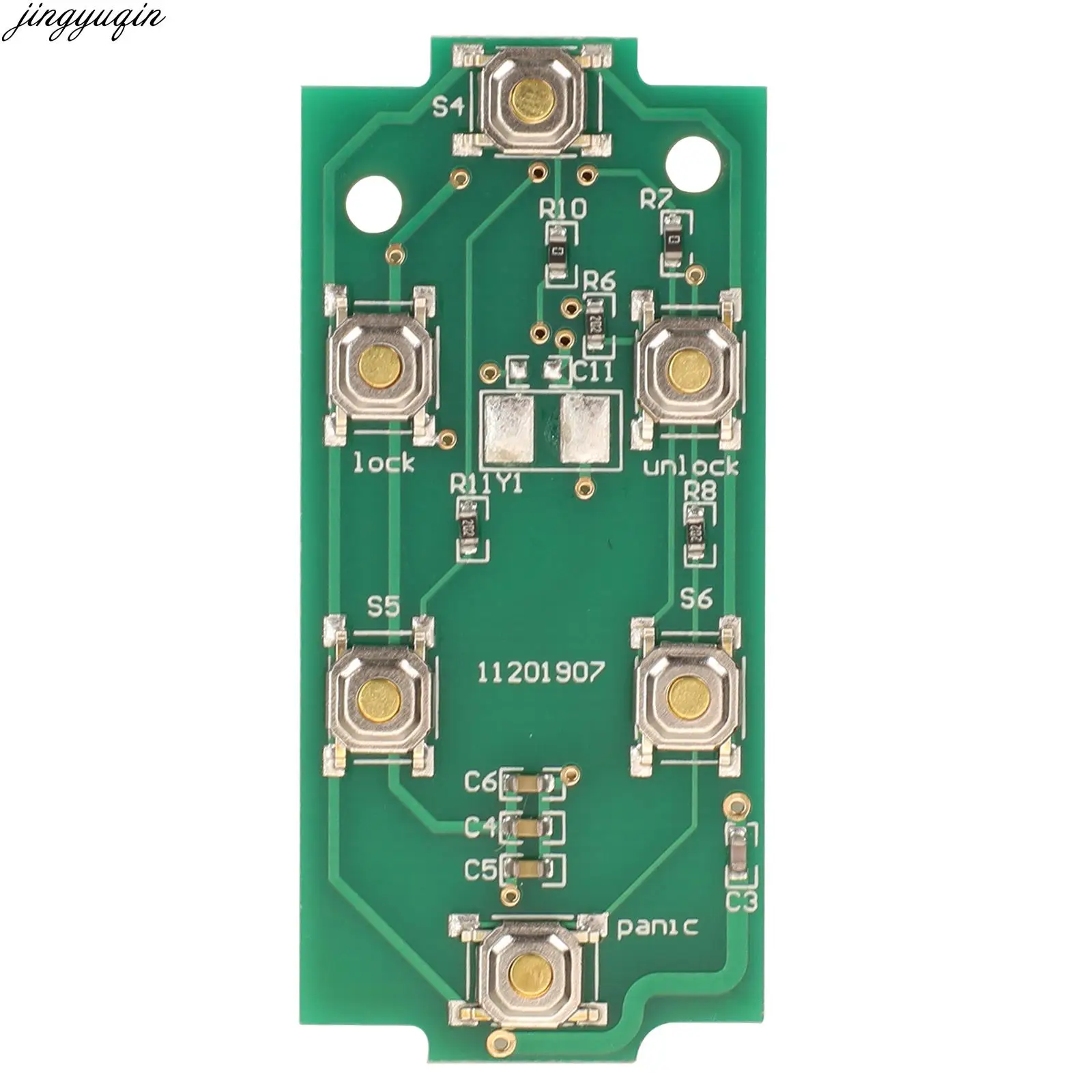 Jingyuqin chave de carro de controle remoto 315MHZ para Chevrolet Colorado Silverado Suburban Tahoe GMC Canyon Sierra Yukon 2014-2019 4/6BTN