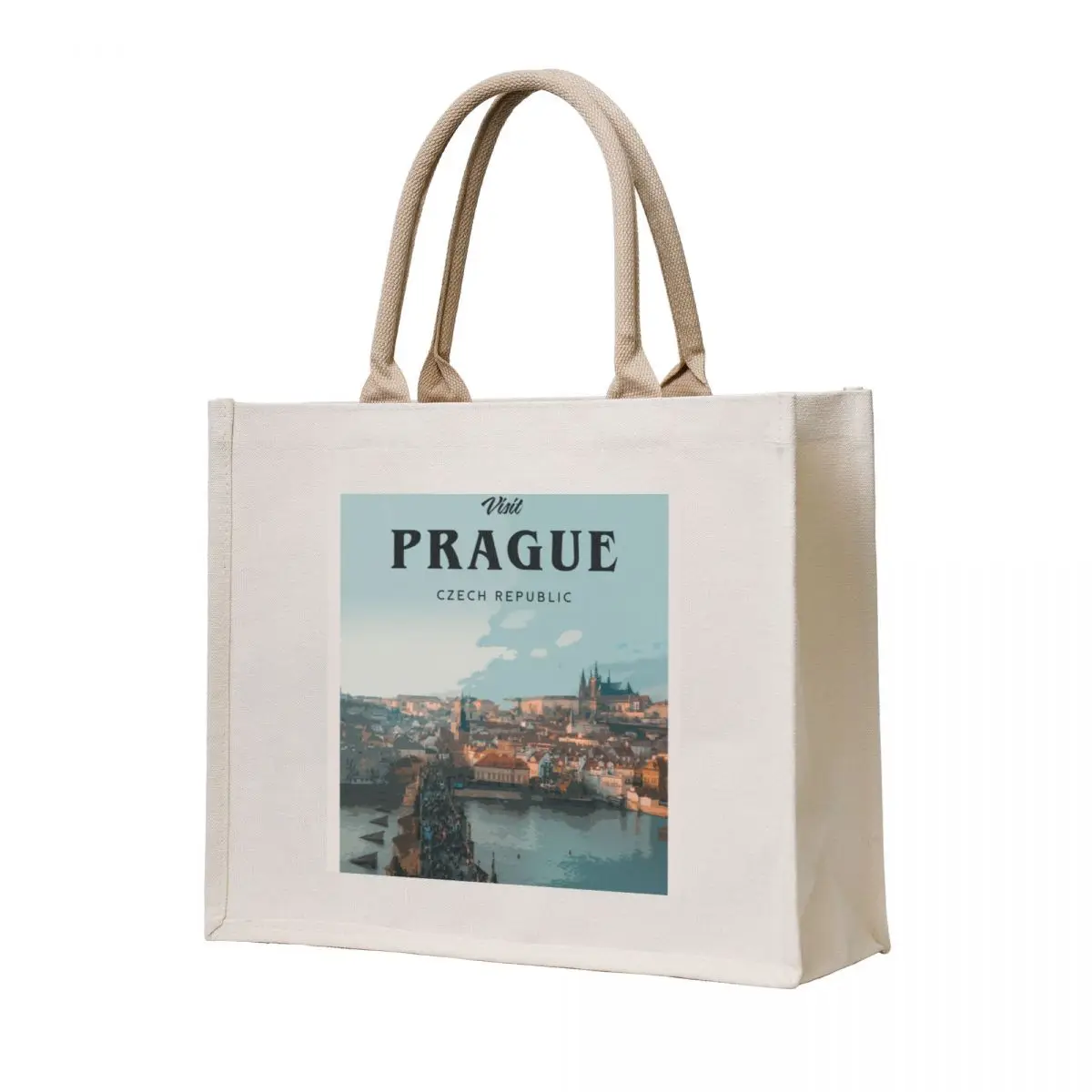 

Prague Tote Bag the tote bag Women's shopping bag hand shopper women canvas
