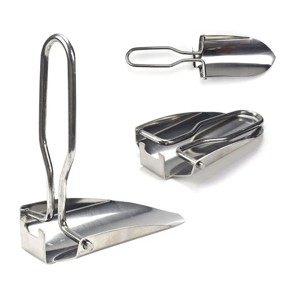 

Folding Shovel Compact Lightweight for Backpacking Camping Outdoors Digging Cutting Prying Hammering Bottle