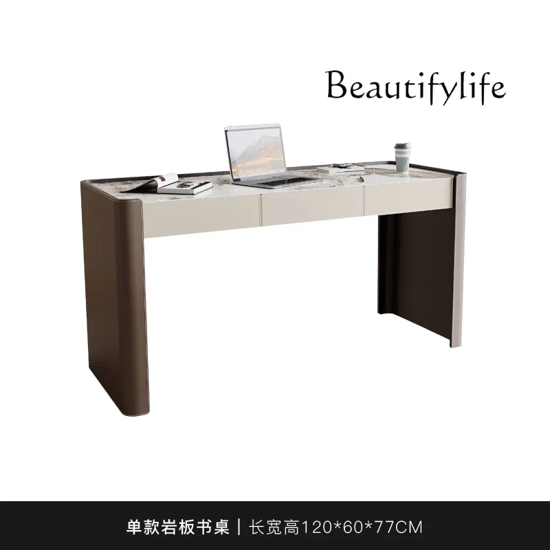 X الإيطالية الحد الأدنى روك بلاطة مكتب ضوء فاخر مكتب دراسة منزلي الحديثة بسيطة شقة صغيرة الكتابة مكتب الكمبيوتر