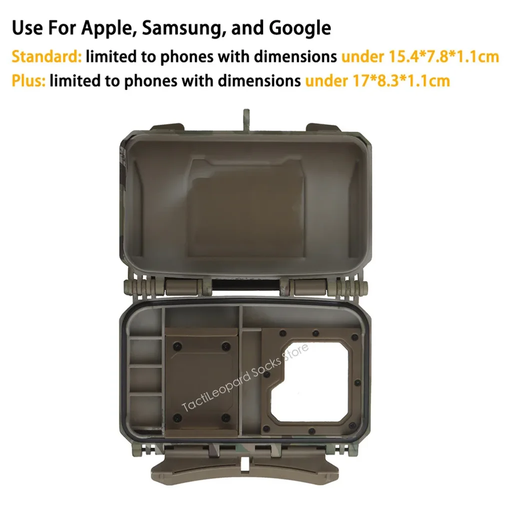 MOLLE Case For Smartphone Navigation Holder Mobile Phone Quick-on/off Tactical Equipment Box Plate Carrier Chest Rig Accessories