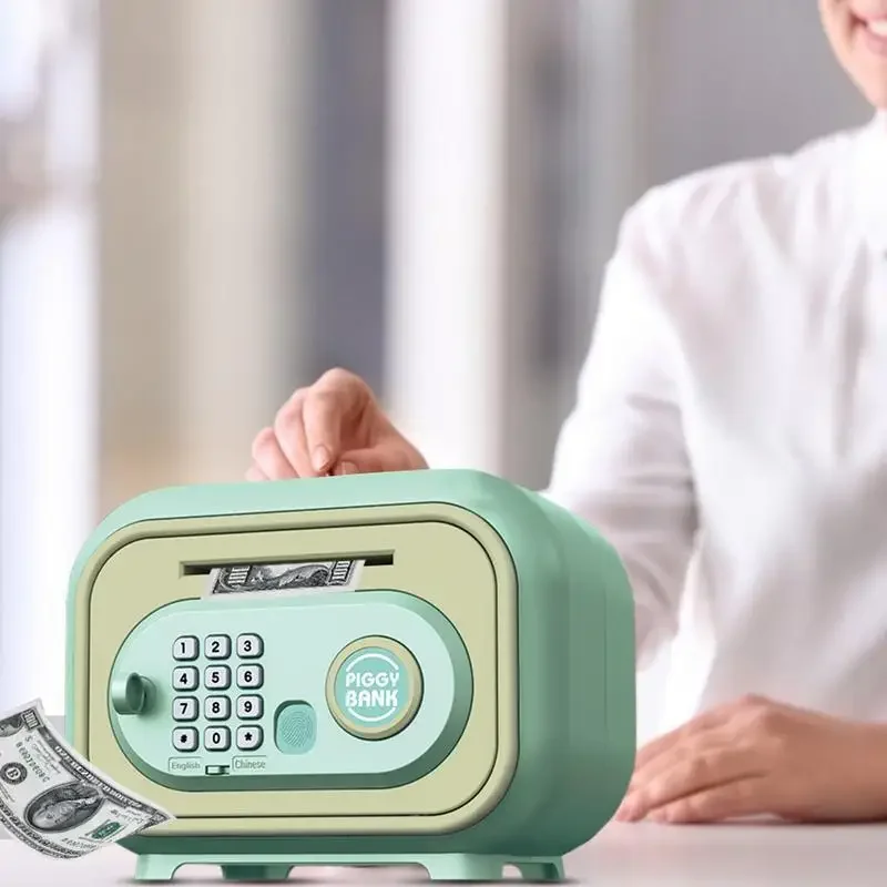 حصالة الخنزير للأطفال - وضع مزدوج متعدد الوظائف ذو سعة كبيرة - فتح الحث التلقائي - لفة توفير المال #2