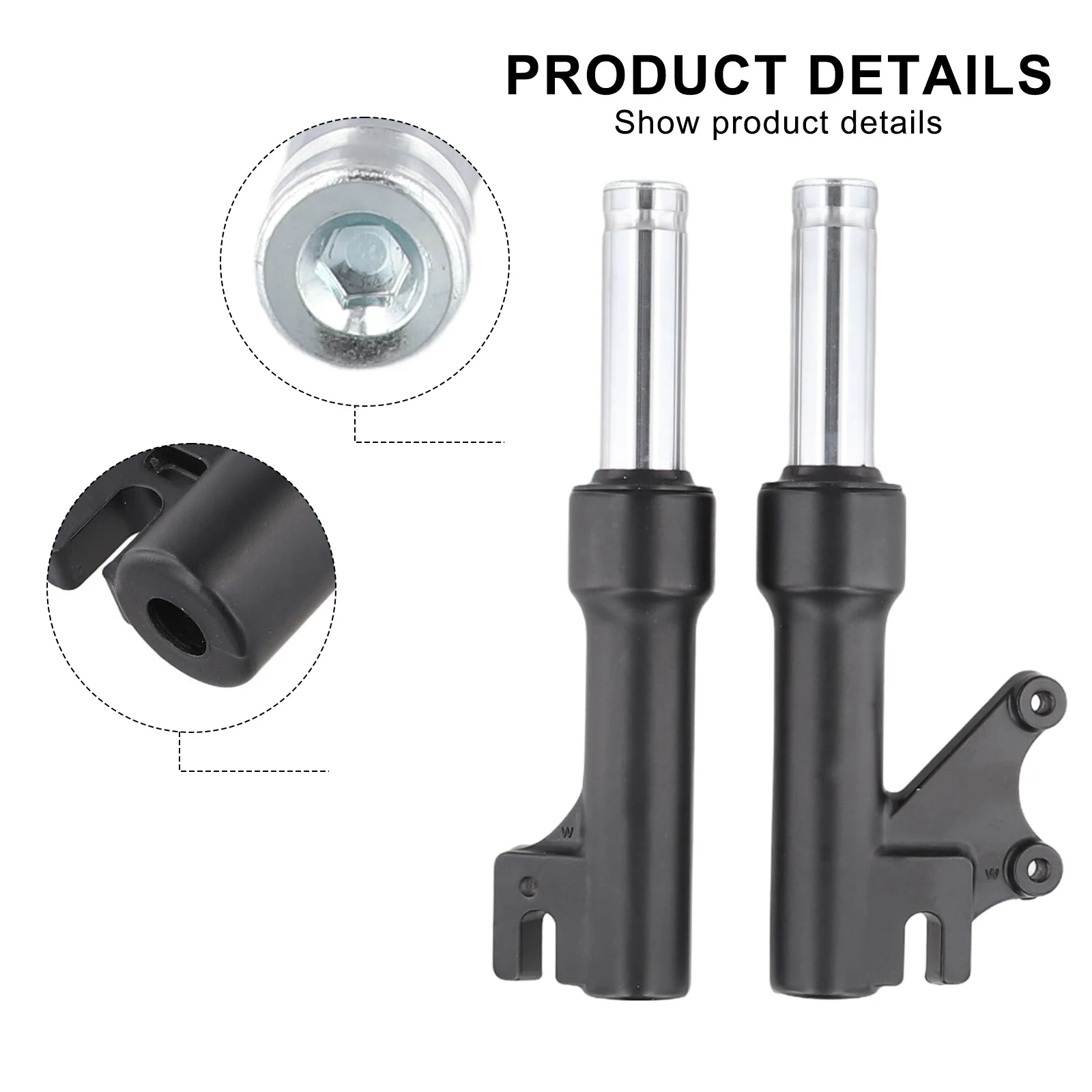 

For Front Wheel For Electric Scooter 25 20 5CM Electric Scooter Suspension Shockproof Suspension Motor Type Open Front Fork