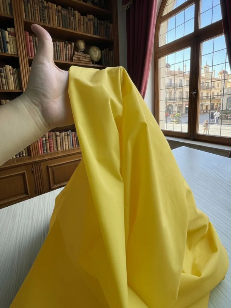 UOOZEE 2026 Nieuwe vrouwen Geel Revers Shirt Jurk Losse Korte Mouwen Dichtgeknoopt Geplooid Casual Trendy Kantoor A-lijn Midi Jurken