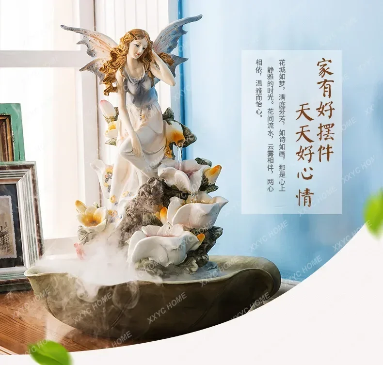 Water Fountain Living Room Home Decoration Ornaments