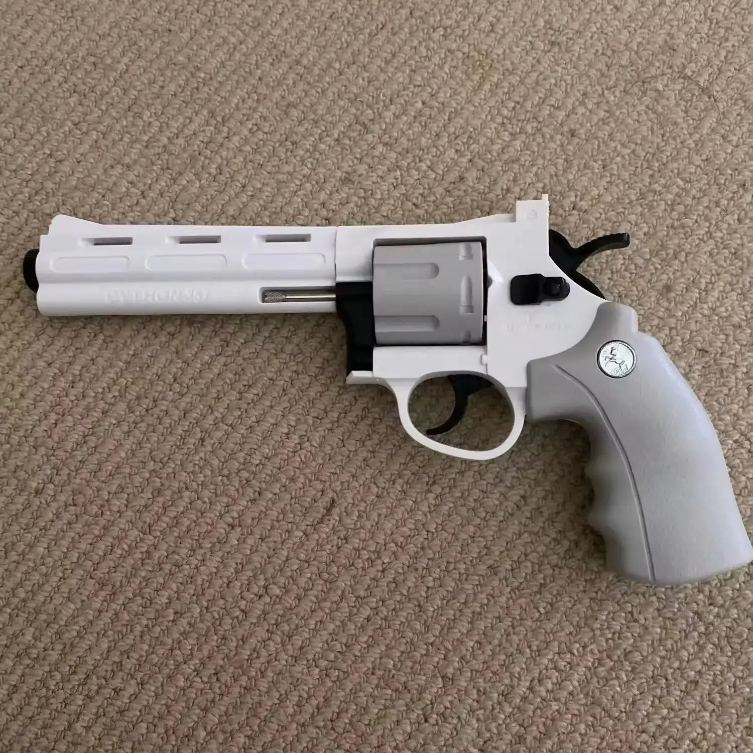 연속 발사 권총 ZP5 357 리볼버 런처 소프트 다트 총 장난감 CS 야외 게임 생일 선물 어린이 및 성인용