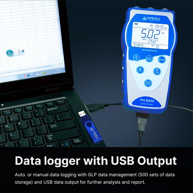 Veidt Weighing Apera PH700 Benchtop pH Meter Kit Laboratory Benchtop Digital PH ORP Meter Waterproof PH and ORP Meter Price