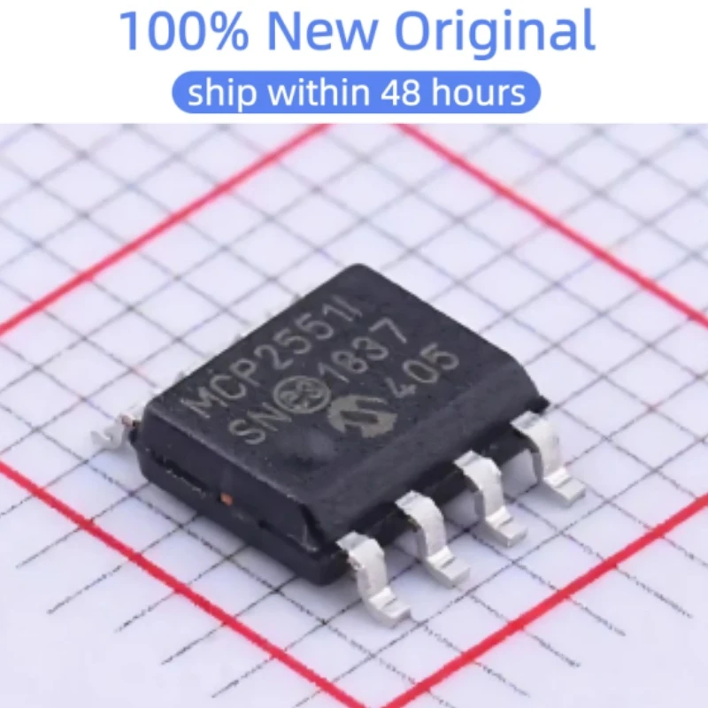 (1-10PCS)MCP2551T-I/SN MCP2551-I/SN SOIC-8 100% New original