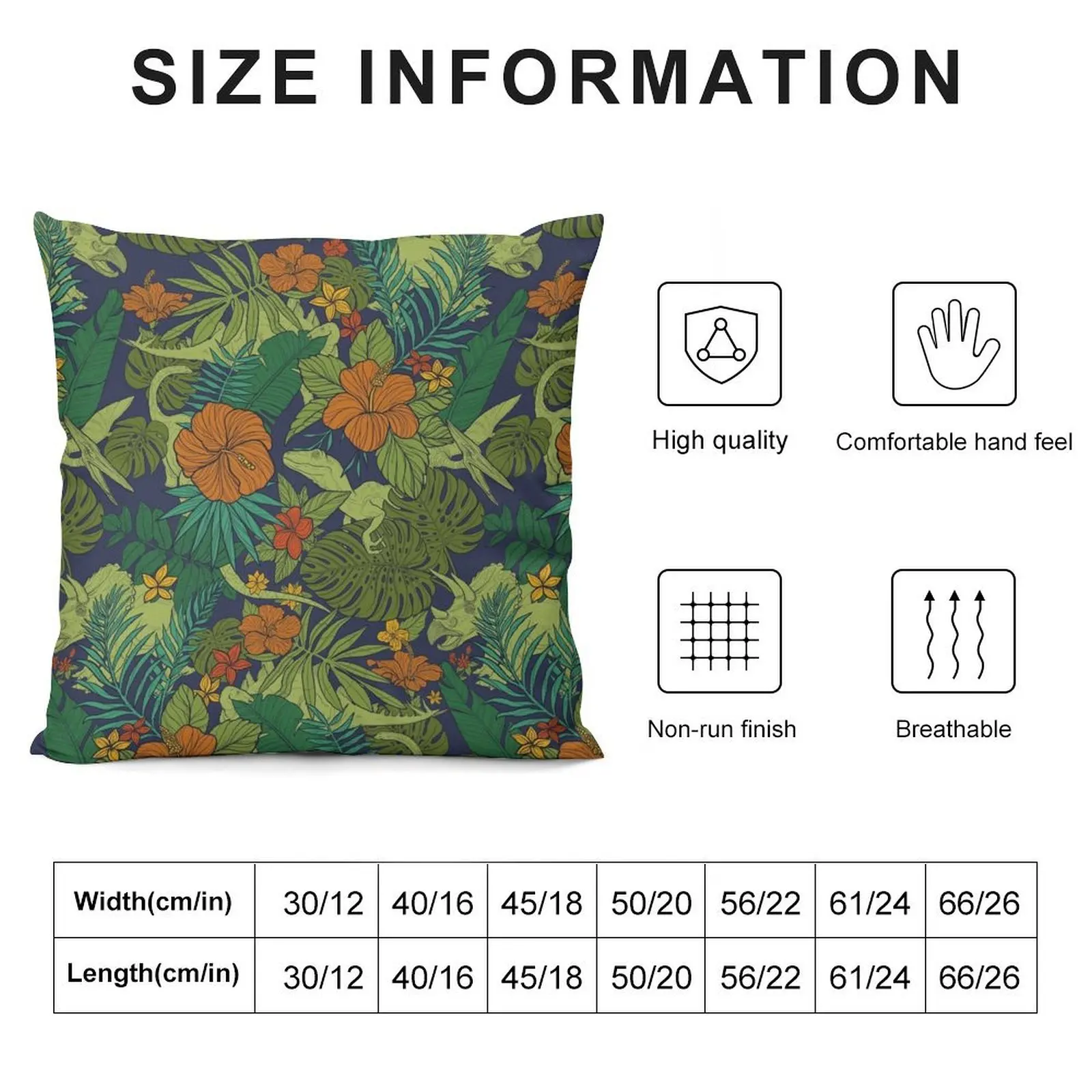 Flora & Fauna (color) Throw Pillow Sitting Cushion Pillow Cover Christmas Covers Custom Cushion Photo pillow