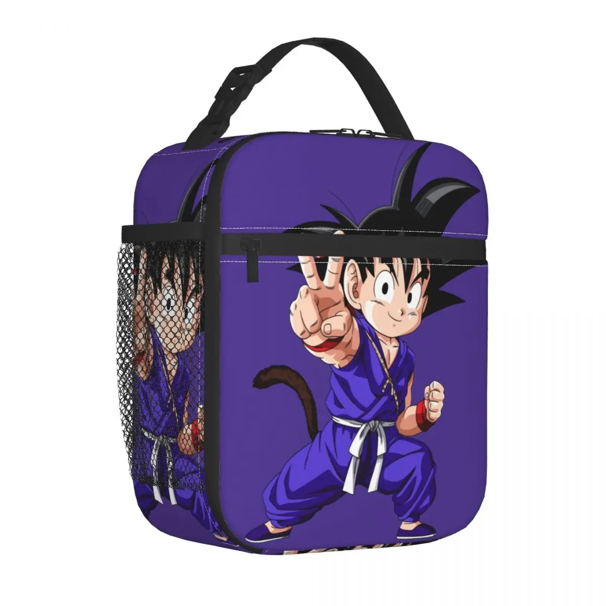 Goku Kid Insulated Lunch Bag Leakproof Kakarot Dragon Ball Manga Meal Container Cooler Bag Lunch Box Tote Food Storage Bags