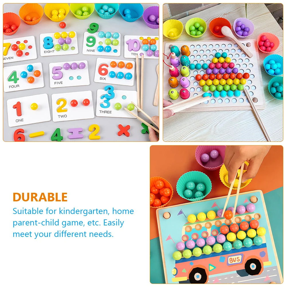 

7 шт. детские деревянные пинцеты с мелкой моторикой, зажимы для раннего развития для малышей, детский сад, детские пинцеты