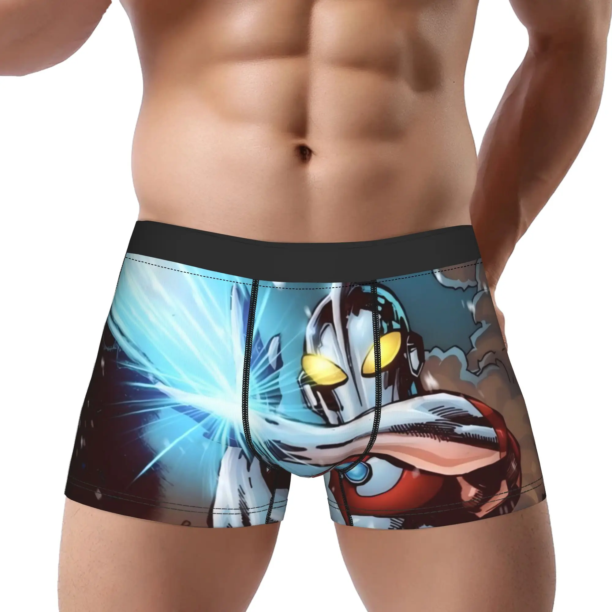 

Ultraman 20 BANDAI Трусы, дышащие трусики, мужское нижнее белье, вентилируемые шорты, трусы-боксеры