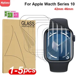 Folia ochronna na ekran do Apple Watch Series 10 46 mm 42 mm Miękka, hydrożelowa folia TPU HD do iWatch 10 42 mm 46 mm Akcesoria