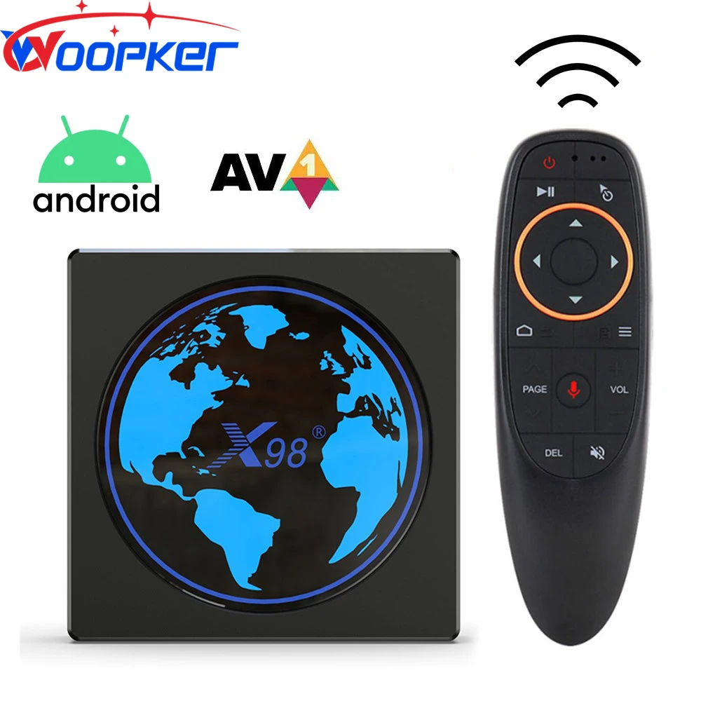 

ТВ-приставка Woopker X98Mini, Android 11, Amlogic S905W2, 4K, 4 ГБ, 64 ГБ, AV1, 2,4G/5G, двойной Wi-Fi, BT, HDR10 + HD медиаплеер, ТВ-приставка, 2 ГБ, 16 ГБ