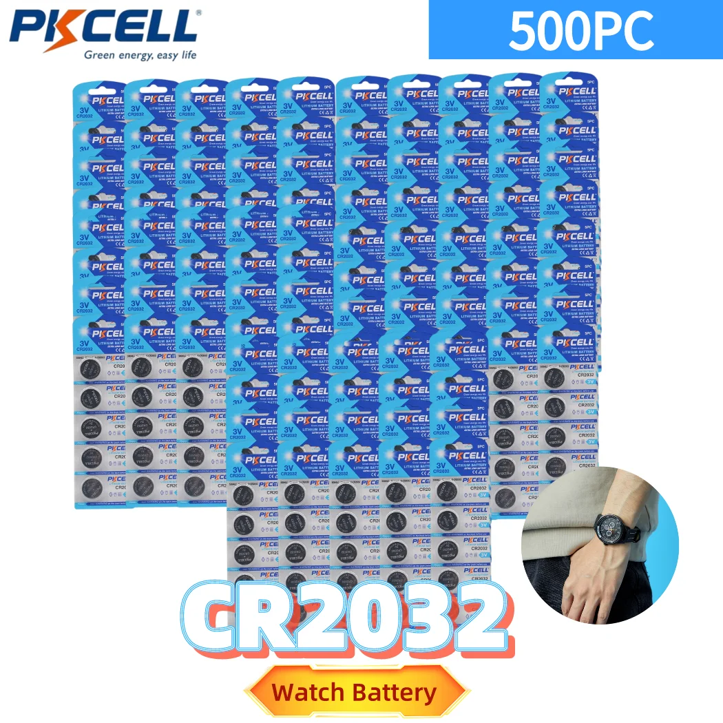 

300PCS CR2032 3Battery CR2032 3V Lithium Button Battery for Watch Electronic Scale Blood Glucose Meter Car Key Button Cell Coin