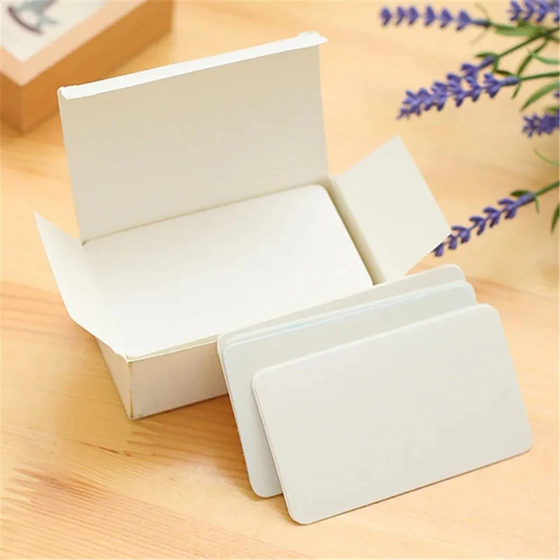 Beautiful Black Blank Handwritten Paper Message Card Business Thank You Cards For Memo Wedding Party Greeting 90Pcs