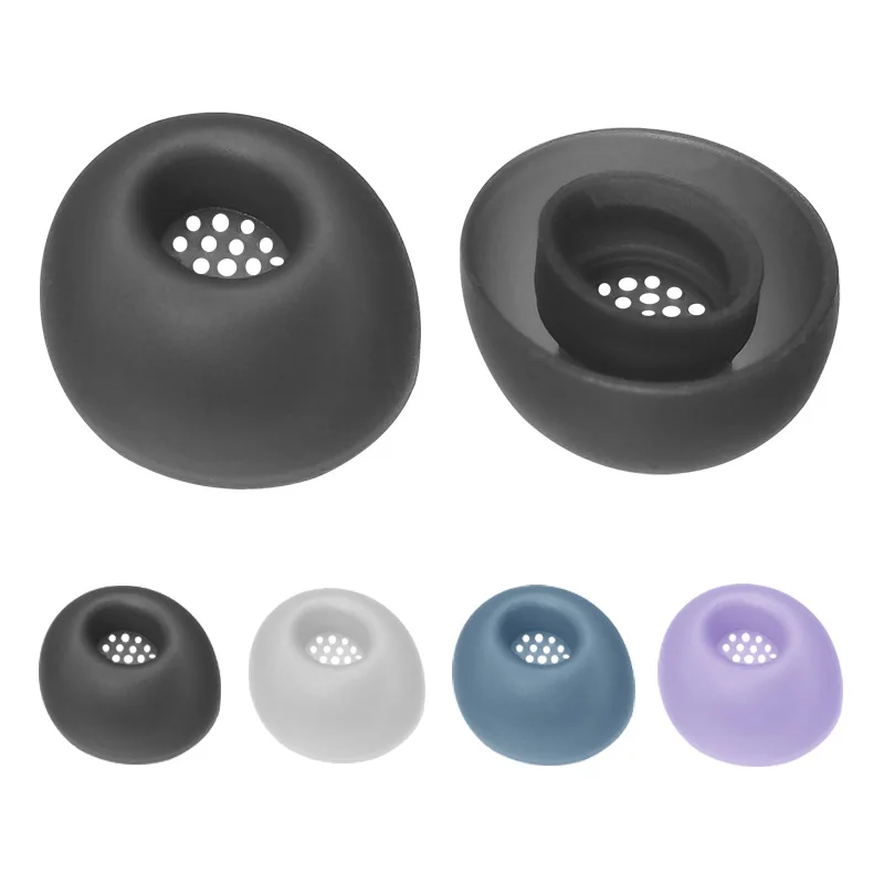 4 Pairs Replacement Ear Tips for JBL Live Buds 3/Live Beam 3 Earbuds Tips Silicone Eartips Earbuds Headphones Cover Earcups Ear