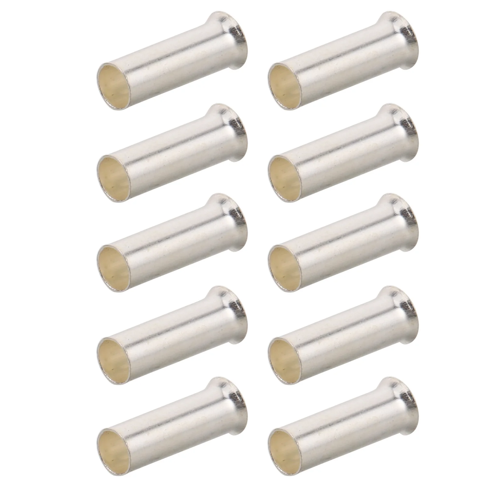 

10Pcs Wire Crimp Connector Kit Pure Copper Terminals for Automotive Audio System Electrical Ferrules Assortment