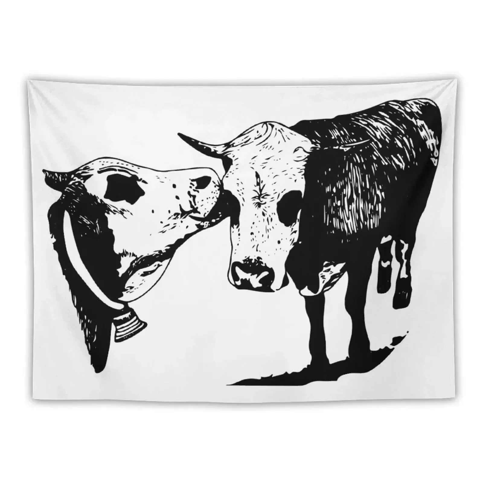 

Cow Love 3 Tapestry House Decor Kawaii Room Decor Tapestry