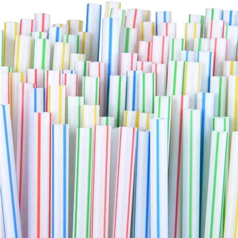 50-3000PCS Top Black & Colorful Drinking Straws Beverage Straw Cocktail Straw Bar Party Wedding Kitchen Cola pajitas Wholesale