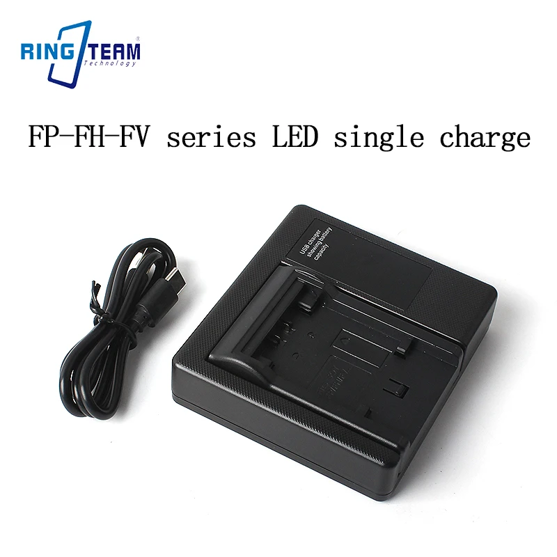 

NP-FP FH FV Series LED Single Charger - CE Certified Compact Design for HDR-PJ380 AX33 Camcorders
