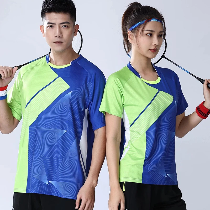 Badminton T-Shirt Men/Women Kids tennis shirt Quick Dry Short-Sleeve Training volleyball Breathable Shirts For Male Female