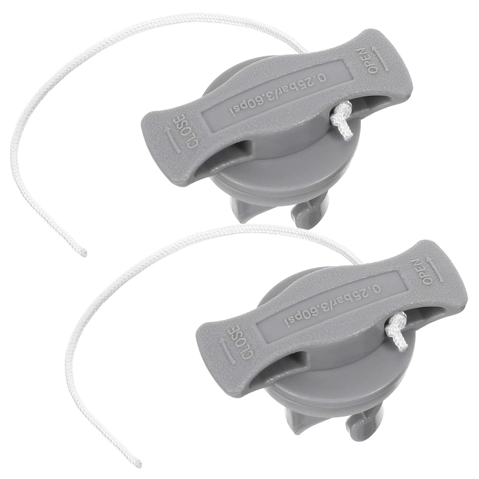 

2 Pcs PVC Air Adapter Cap for Kayak Inflatable Boat Tub Rotary Valve Cover Environmental Case Safe Play Gear