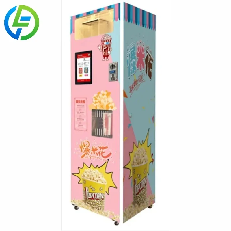 Customized Small Business in Cinema Shopping Mall Movie Theater Portable Mix Smart Popcorn Vending Machine