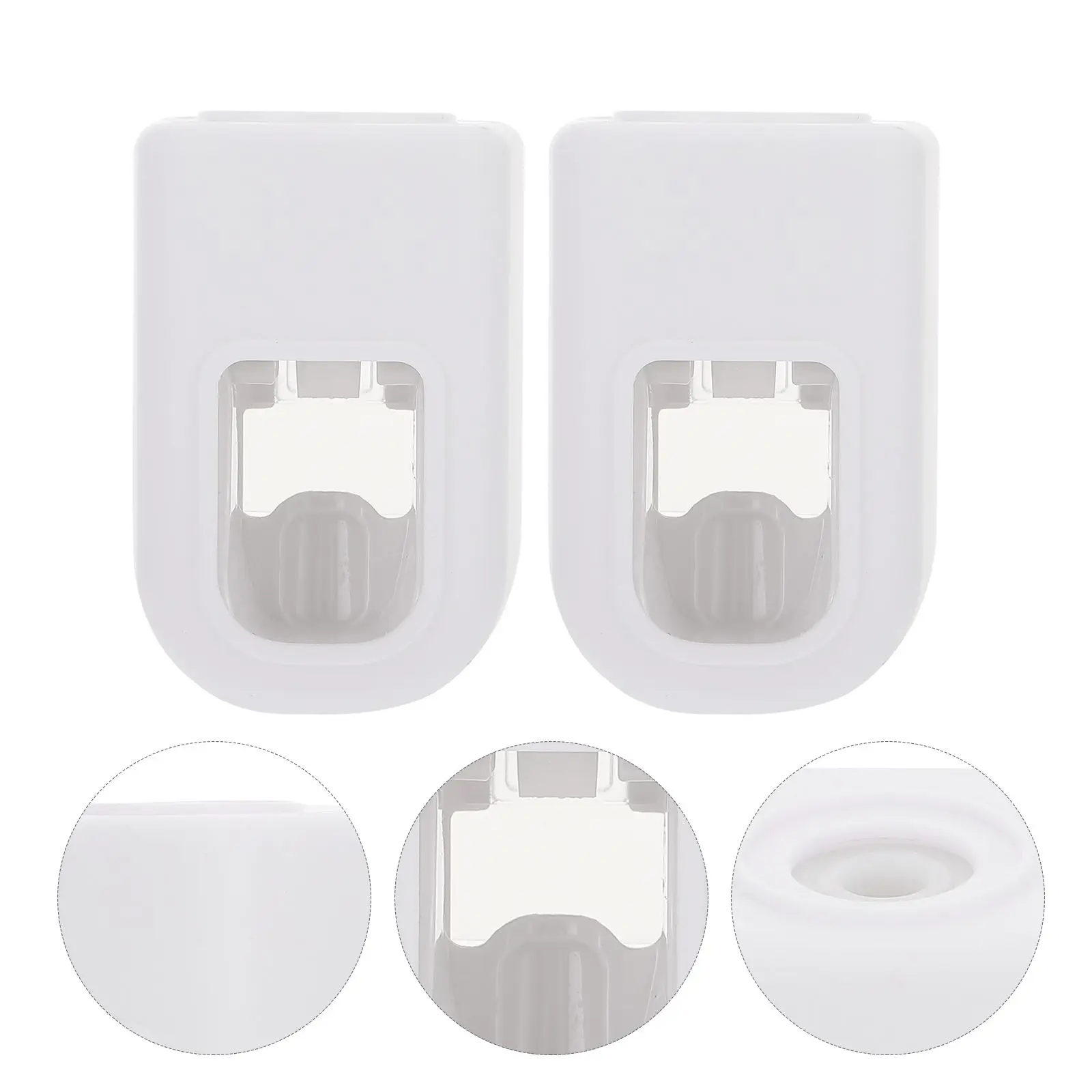 Toothpaste Squeeze Tube Squeezer Wall-mounted Nail-free Holder Waterproof Child