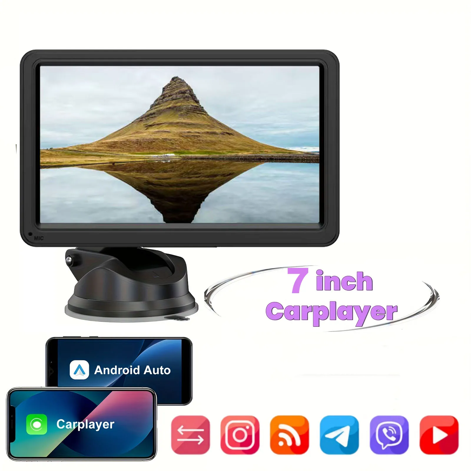 

7-дюймовый ЖК-монитор для мотоцикла с антенной для Sportster Street Road King Touring 2008-2018, аксессуары для мотоциклов