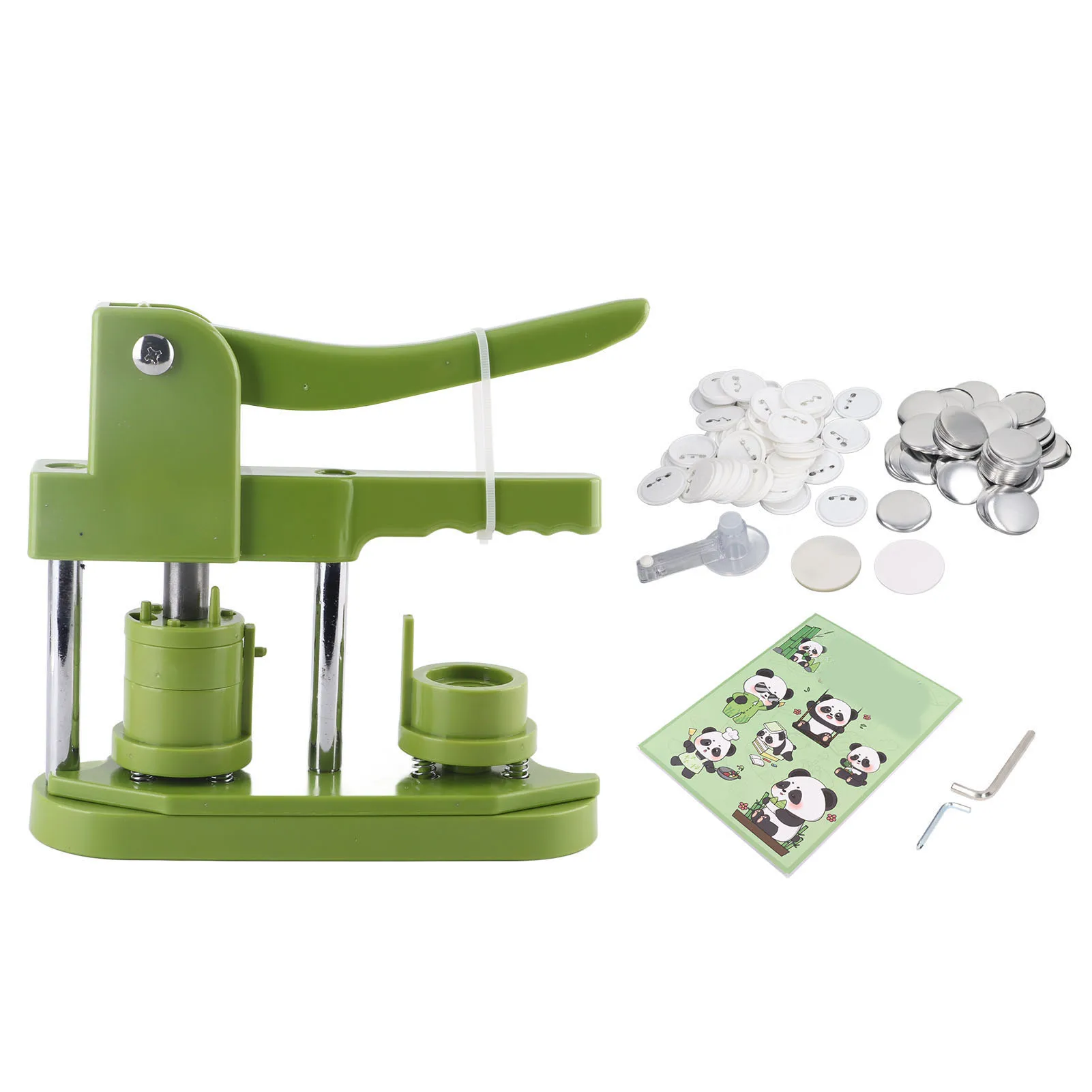 Button Maker Machine 100 Sets Badges Button Pressing Machine for Present Family
