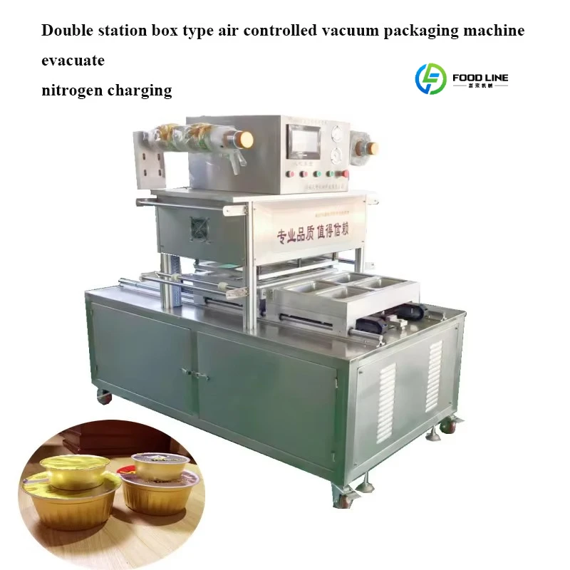 FL Automatic Modified Atmosphere Vacuum Packer, Food Sealer for Meat Freshness, Commercial Grade with Roll Film