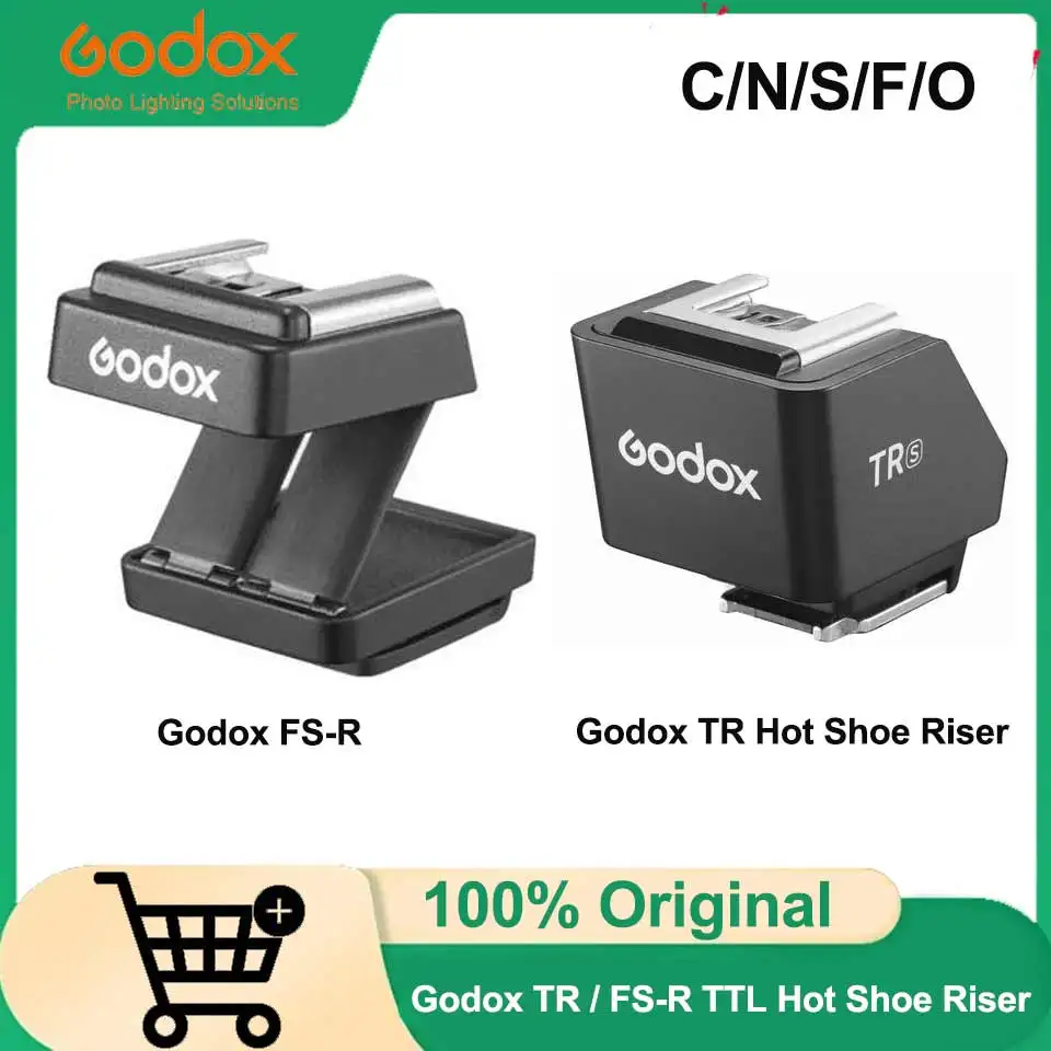 Godox TR Hot Shoe Riser для iT30Pro iM20 iM30 iM22 iA32 Flash, складная подставка для горячего башмака Godox FS-R для iM20 iM30 iM22 iA32 Flash