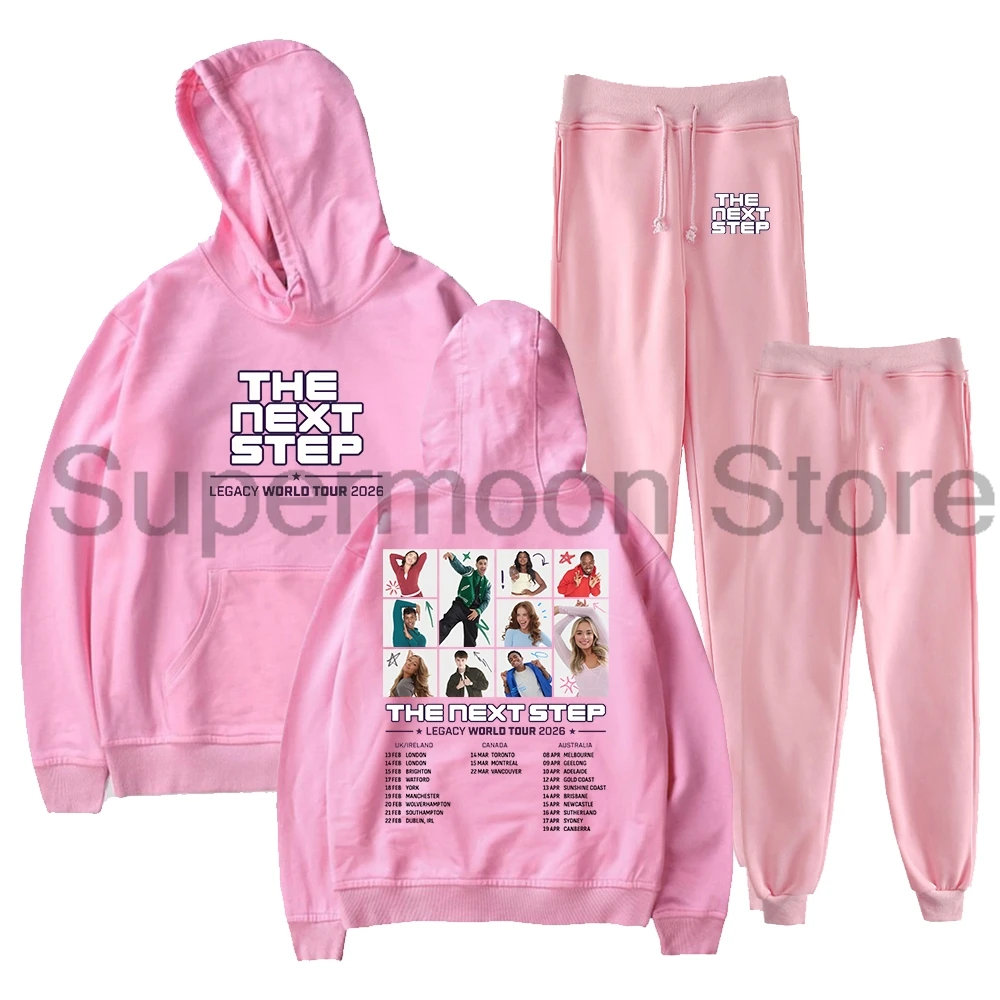 

The Next Step Legacy World Tour 2026 Hoodie Jogger Pants Two Piece Set Sweatshirts+Sweatpants Women Men Outfit Sets