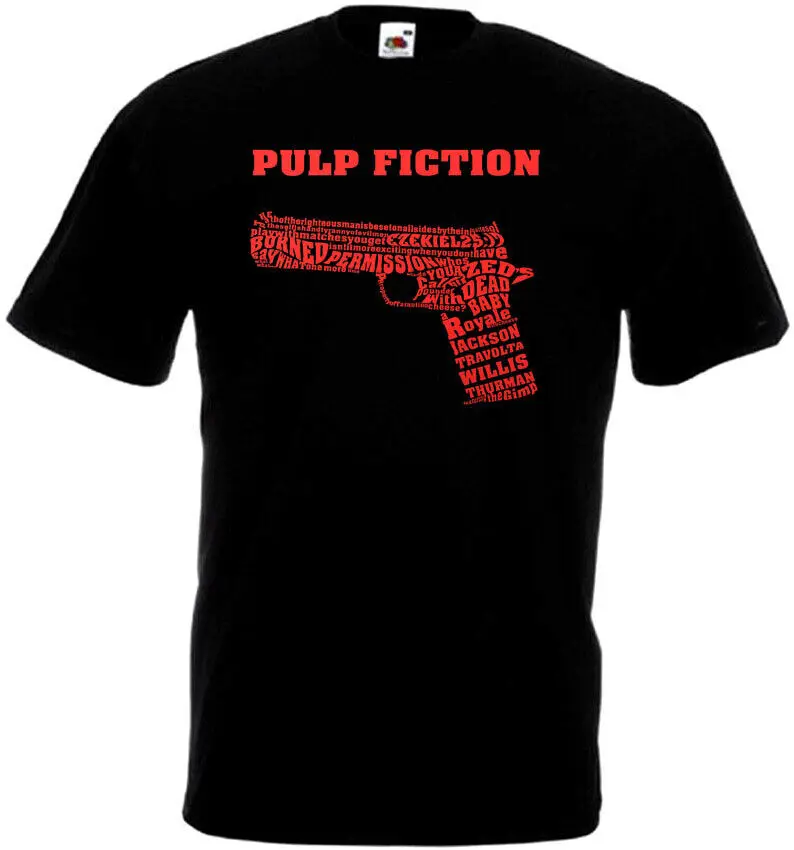 Pulp Fiction v28 T-shirt black Quentin Tarantino all sizes S-5XL