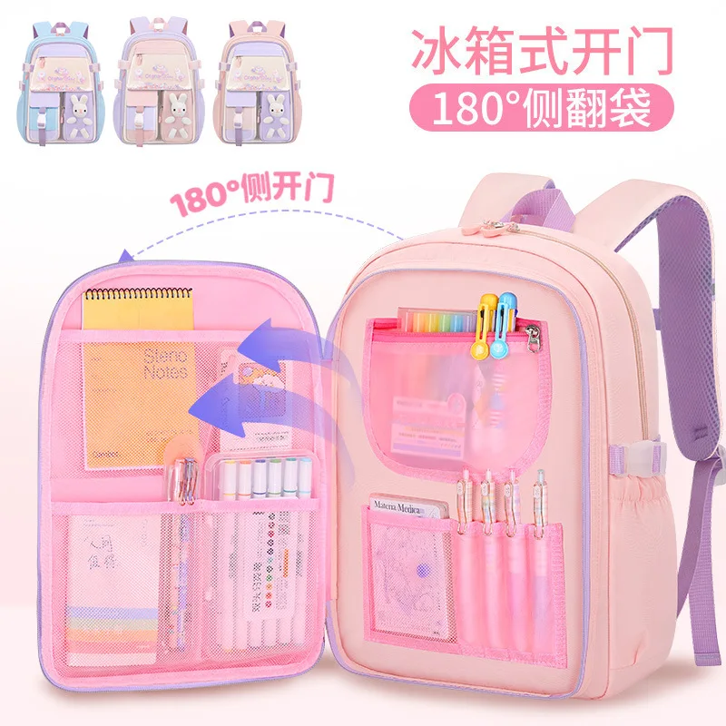 Children School Bags Girls Kids Book Bag Primary Orthopedic School Backpack Princess Backpack Schoolbag Kids Mochila Infantil