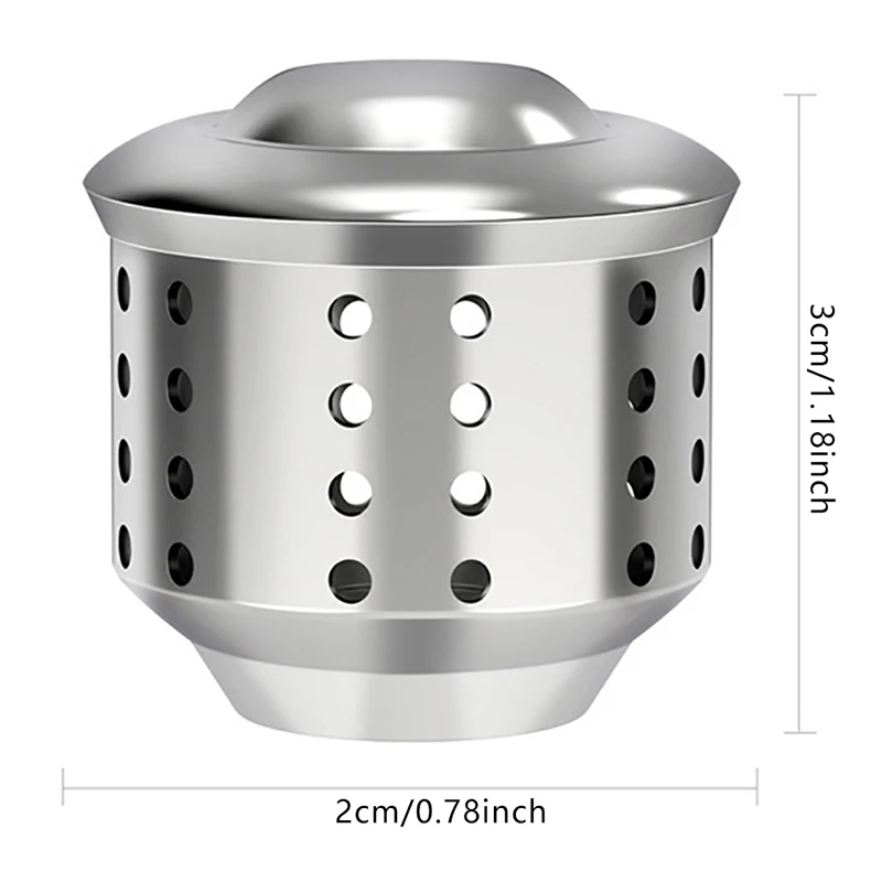 وعاء موكا عالمي من الفولاذ المقاوم للصدأ ، غطاء مانع للرش ، إكسسوارات ماكينة صنع القهوة الإسبرسو على سطح الموقد ، غطاء صمام مضاد للرش ، 1 ~ #6