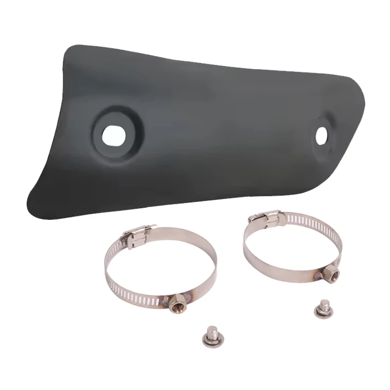 For GSX-R1000 CM300 F750GS R1M Motorcycle Exhaust Mid Link Pipe Heat Shield Cover Fixed Rring Heat Insulation Anti-Scald Muffler