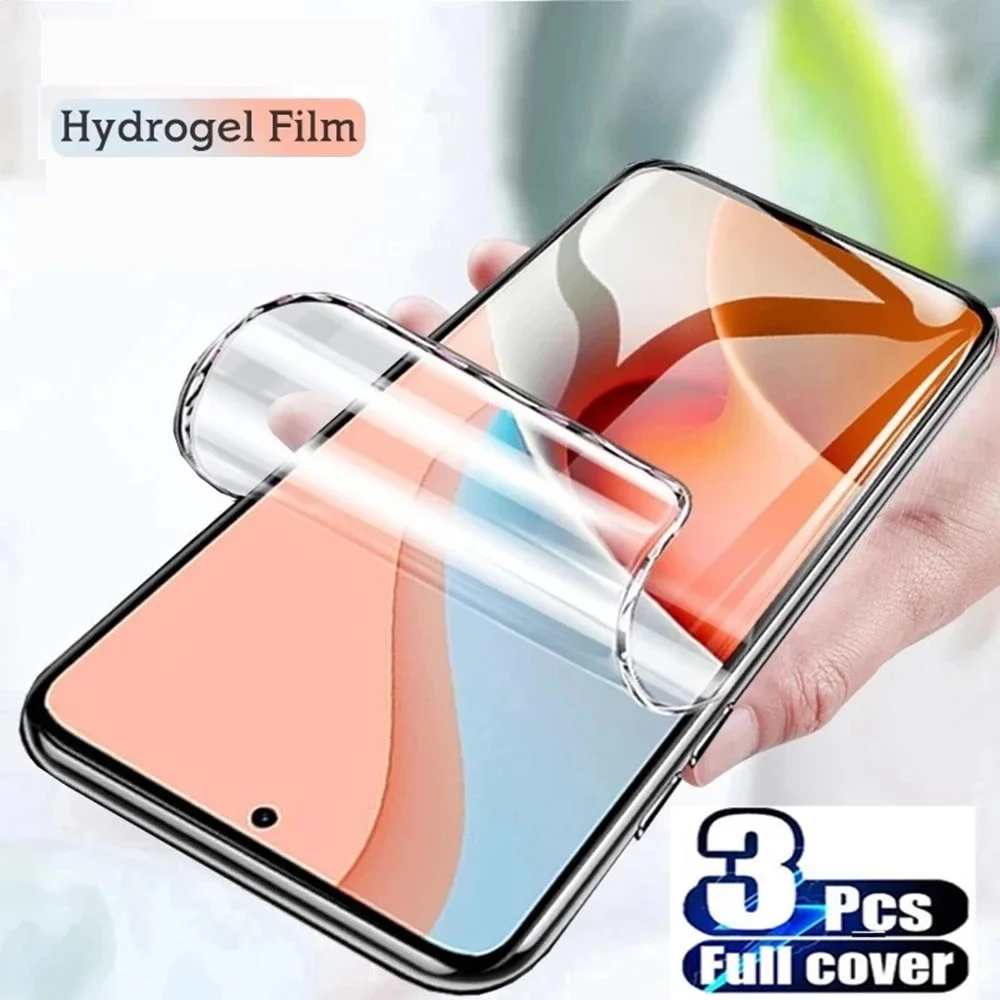 3 uds película de hidrogel para Xiaomi Redmi A5 A3X A3 9 10 Prime 13 13X 14R 14C Protector de pantalla