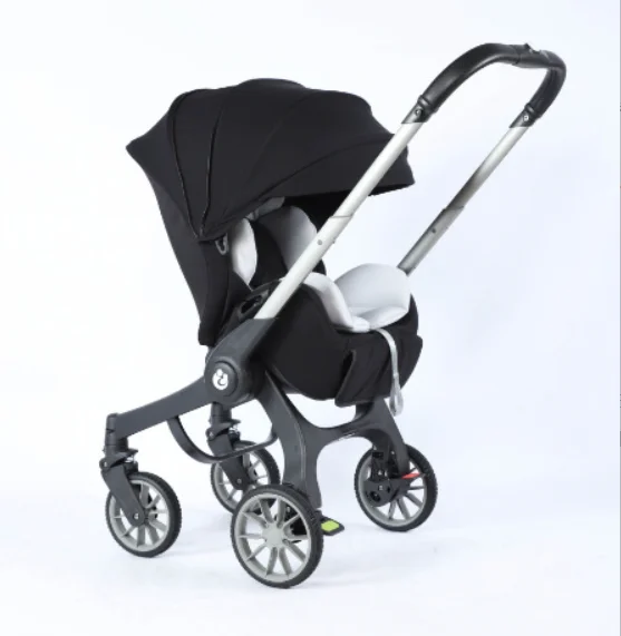 Baby Stroller 4 in 1 With Car Seat Baby Bassinet High Landscope Folding Baby Carriage Prams For Newborns Cart 3 in 1