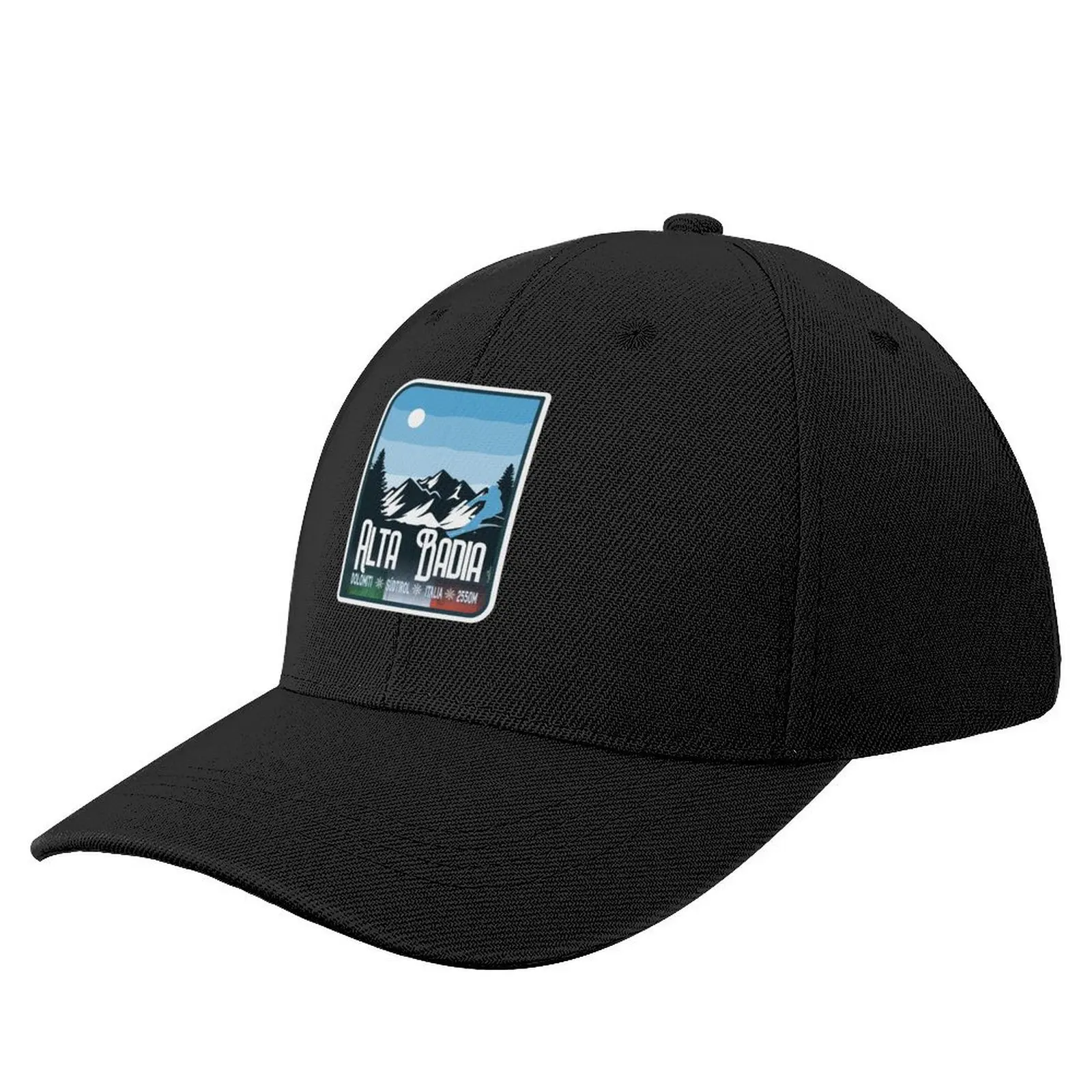 

Alta Badia Italy Italia Ski Skiing Sticker T-Shirt 01 Baseball Cap western Hat Dropshipping Men Women's