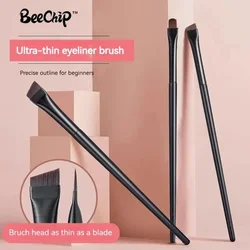 3PCS Eyeliner Eyebrow Contour Makeup Brush Super Soft Fiber Comfortable Grip Soft And Natural Makeup Application Eyeliner Brush
