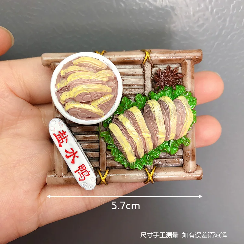 Babao Duck, Roaring Chicken, Resin Food, Fun Food, Special Vegetables, Refrigerator Stickers