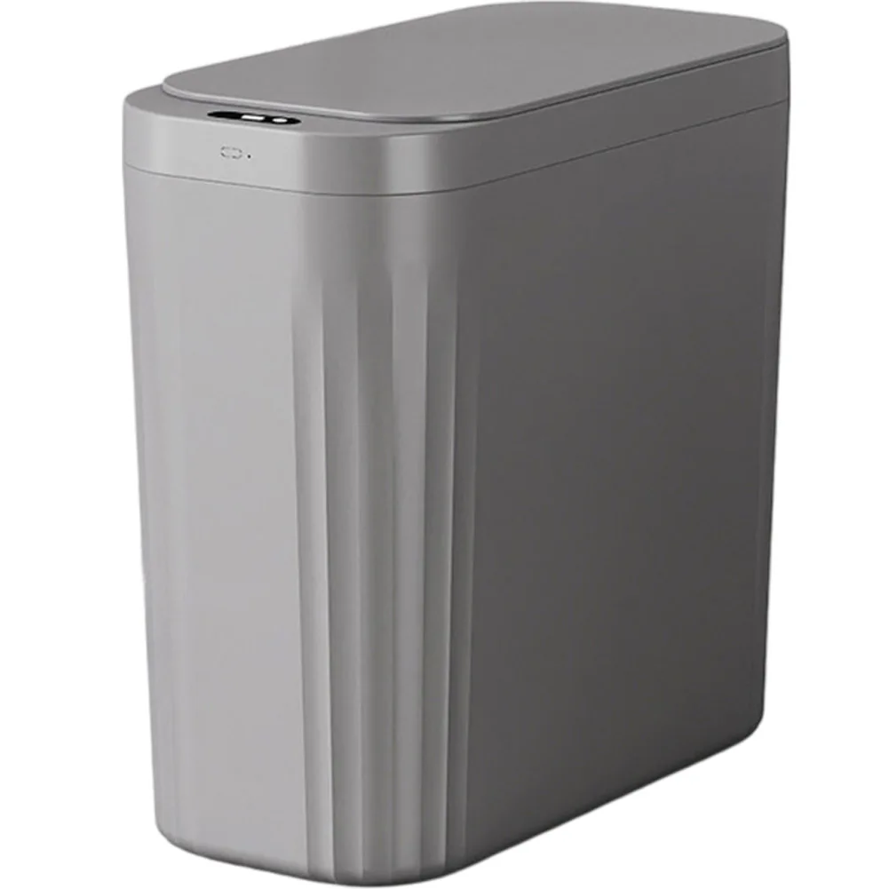 

Motion Sensor Bin Touchless Trash Can 29*30*15 Cm Hands-free Operation Narrow Space-saving Design Reinforced Base Stability