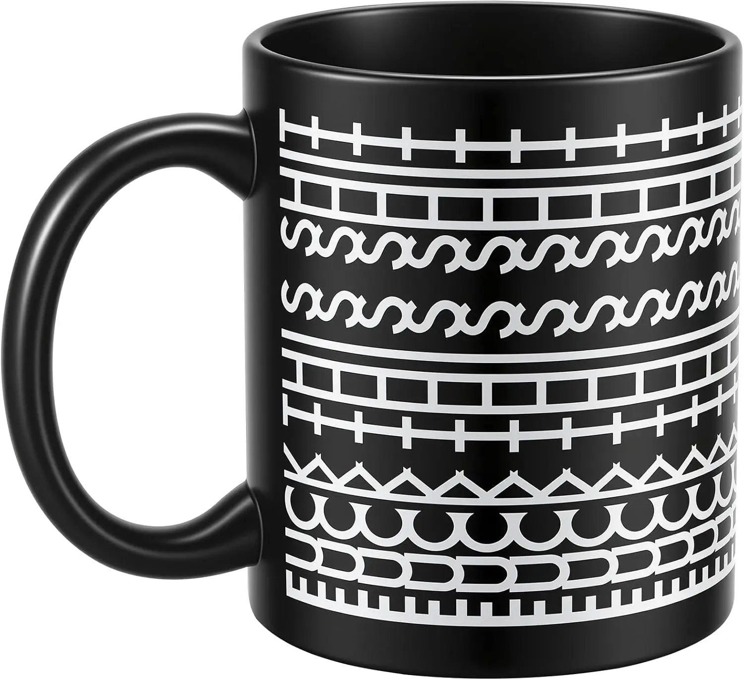 

11oz Hidden Message Coffee Mug Funny Gag Gift White Elephant Present for Coworkers Christmas Birthday Adults